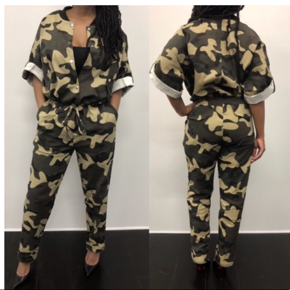 Camouflage Jumpsuit